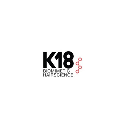 Logo for K18 brand