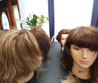 Cosmetology barber mannequin dolls gallery item